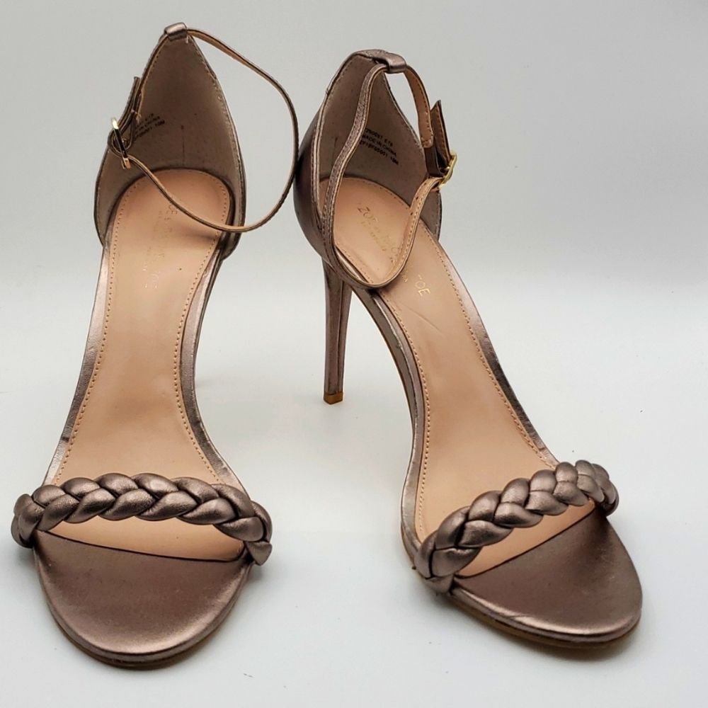 Zoe by Rachel Zoe Womens Ella Leather Closed Toe Formal SIZE 10.0.‎  S887